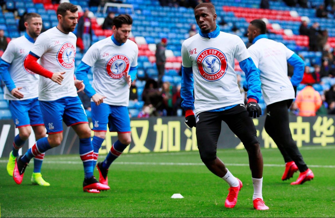 Wilfried Zaha posts 9-word tweet